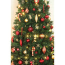 Árvore de Natal Pop-Up com Luzes Brancas Quentes – Verde / 2,10m