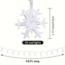 Cortina de Luzes LED Floco de Neve – 3 Metros