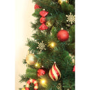 Árvore de Natal Pop-Up com Luzes Brancas Quentes – Verde / 2,10m