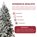 Árvore de Natal Nevada Sem Led