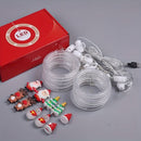 Luz de Natal LED Colorida do Papai Noel para Janela com USB