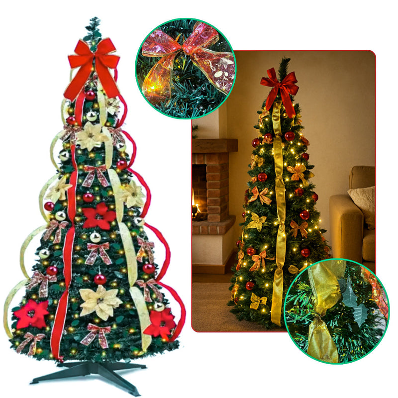 Árvore Retrátil com LED e Brinde Exclusivo