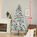 Para 90/120/150/180cm conjunto de decoração de árvore de natal branco ornamentos de árvores de natal neve festa de ano novo feriado ao ar livre casa