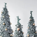 Nova árvore de natal retrátil reunindo pagode nevando árvore de natal decoração do feriado fontes de festa navidad xysds