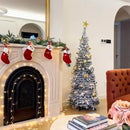 Árvore de Natal Retrátil Dobrável – Montagem Fácil, Decoração Premium