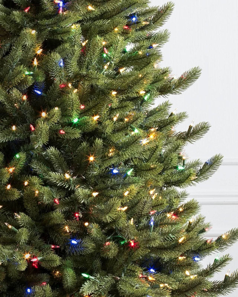 Árvore de Natal Fir com Galhos Articulados, Suporte Metálico e Micro LEDs Coloridos Embutidos