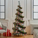 Festão Natalino Fake Com Decorações