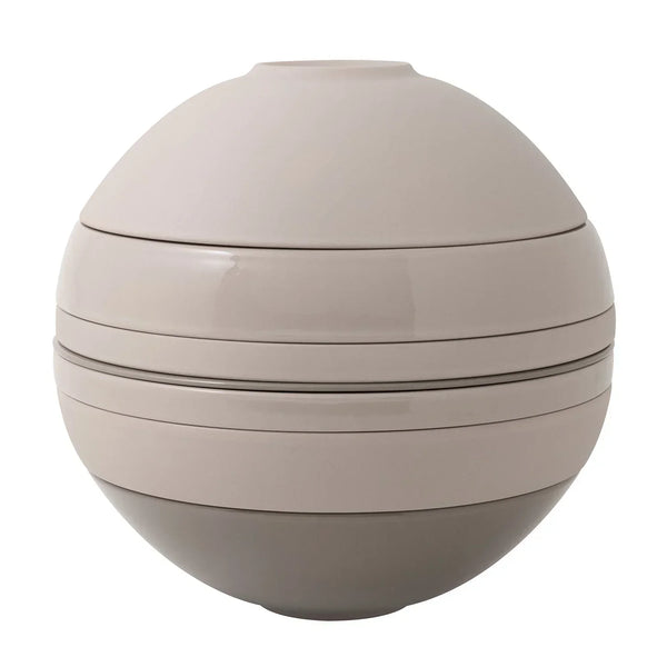 Conjunto de Jantar para 2 Pessoas - La Boule 7 Peças Bege